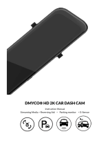 DMYCO rear view mirror dash cam User manual