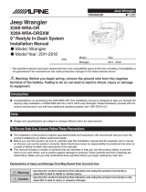 Alpine X209-WRA-OR User manual