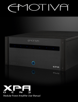 Emotiva Audio XPA-2 User manual