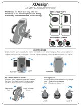 XDesign XDesign Air Vent Car Mount Premium Universal Phone Holder Cradle Compatible User guide