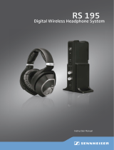 Sennheiser Consumer Audio RS 195 User manual