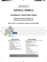 Jensen VX7012 User manual