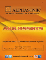 Alphasonik AKDJ155BTS User manual