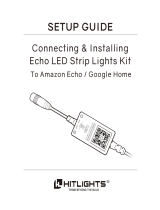 HitLights Smart LED Strip Lights WiFi LED Tape Light Kit, 16.4FT RGB 12V LED Color Changing 5050 Strips Compatible User manual