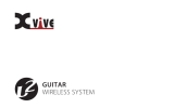 blucoil Xvive U2 Wireless Guitar System User manual