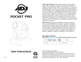 ADJ Products Pocket Pro User manual