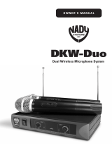 Nady DKW-DUO-HT-BD User manual