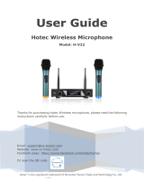 Hotec Wireless Microphone System User guide