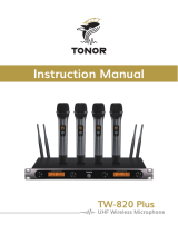 TONOR TW820 Plus User manual