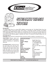 Eliminator Lighting STEALTHWASHZOOM User manual