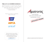 Alpatronix BXXt Max User manual