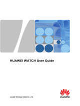Huawei Watch User manual