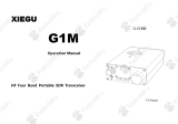 Xiegu G1M G-Core Portable SDR HF Transceiver QRP Quad Band Short-Wave 5W SSB CW AM 0.5-30MHz Mobile Radio Amateur Ham User manual