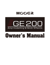 MOOER GE200 User manual