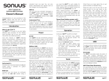 Sonuus G2M Owner's manual