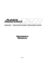 Alesis MULTIMIX12R User manual