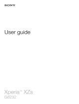 Sony XZS User guide