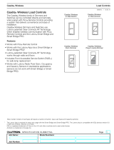 Lutron PD-5NE-WH User manual
