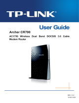 TP-LINK AC5400 Wireless Wi-Fi Tri-Band Gigabit Router (Archer C5400) User manual