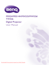 BenQ MS524A User manual