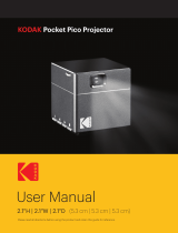 Kodak Pocket Pico Projector User manual