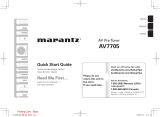 Marantz AV7705 User manual