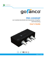 gofanco PRO-12GSDI4P User manual