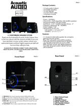 Acoustic Audio by Goldwood AA2105 User manual