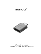 Nonda MI22SGRN User manual