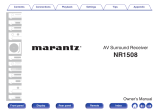 Marantz NR1508 User manual