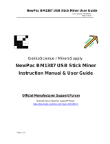 GekkoScience NewPac User manual