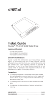 Crucial BX 100 User manual