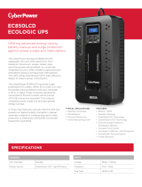 CyberPower EC850LCD User guide