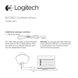 Logitech BCC950 ConferenceCam User manual