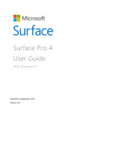 Microsoft Surface Pro 4 User manual