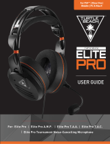 Turtle Beach Elite Pro Tournament Gaming Headset - ComforTec Fit System and TruSpeak Technology -Xbox One, PS4, PC and Mobile Gaming - Xbox One User guide