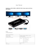 CABLEDECONN5IN1 HDMI to HDMI DVI VGA 3.5mm Audio