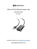 Cable Matters 202031-3 Installation guide