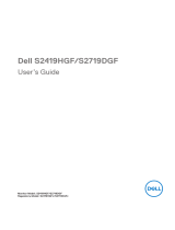 Dell S2719DGF User guide