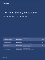 Canon Color imageCLASS MF726Cdw User manual