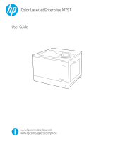 HP M751dn User guide