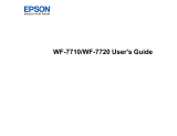 Epson WF-7720 User manual