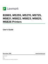 Lexmark B2865dw User guide