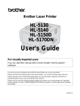 Brother HL5150D User manual