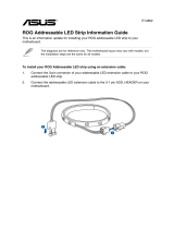 Asus ROG ADDRESSABLE LED STRIP-60CM User manual