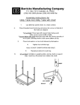 Barricks UTS1848WA Installation guide
