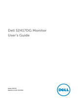 Dell S2417DG User manual