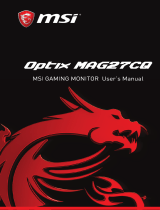 MSI Optix MAG321CQR User manual