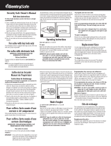 SentrySafe X105 User manual