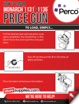 Perco Monarch 1131 Price Gun User guide